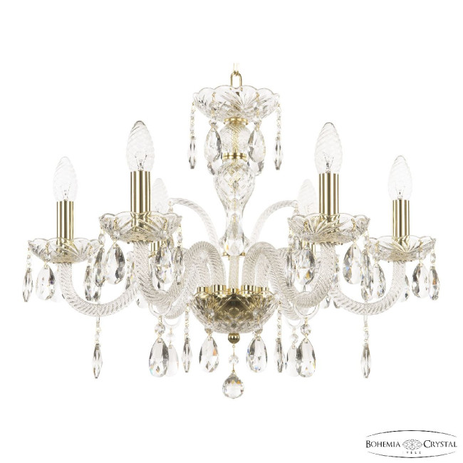Подвесная люстра Bohemia Ivele Crystal 118/6/195 G Подвесная люстра Bohemia Ivele Crystal 118/6/195 G