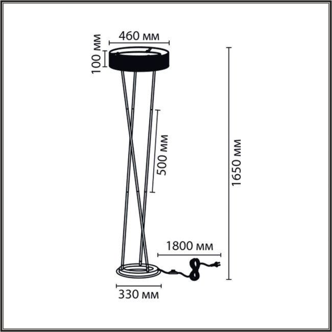 Торшер Lumion Ledio Alva 8370/30FL