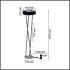 Торшер Lumion Ledio Alva 8370/30FL