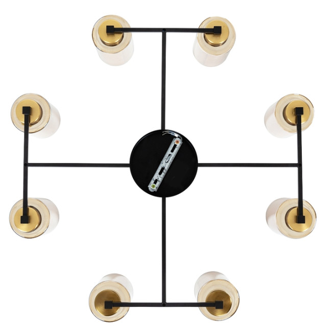 Потолочная люстра Arte Lamp Leo A7027PL-8BK Потолочная люстра Arte Lamp Leo A7027PL-8BK