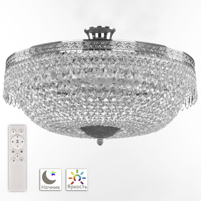 Потолочная люстра Bohemia Ivele Crystal 19011/55IV/LED-DIM Ni Потолочная люстра Bohemia Ivele Crystal 19011/55IV/LED-DIM Ni