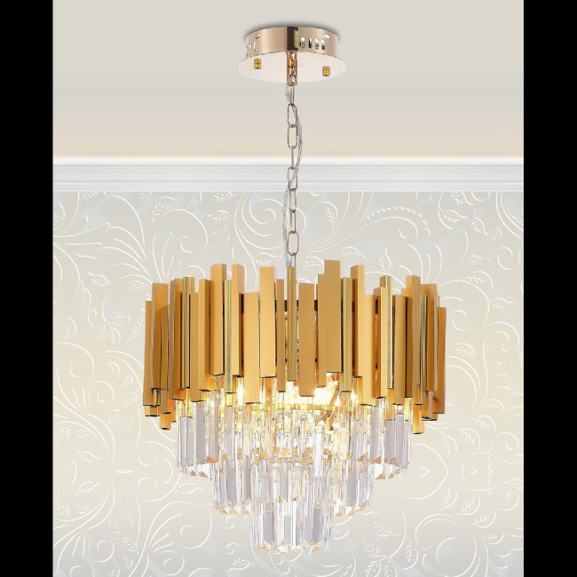 Подвесная люстра Natali Kovaltseva Bellezza BELLEZZA 81427/5C GOLD