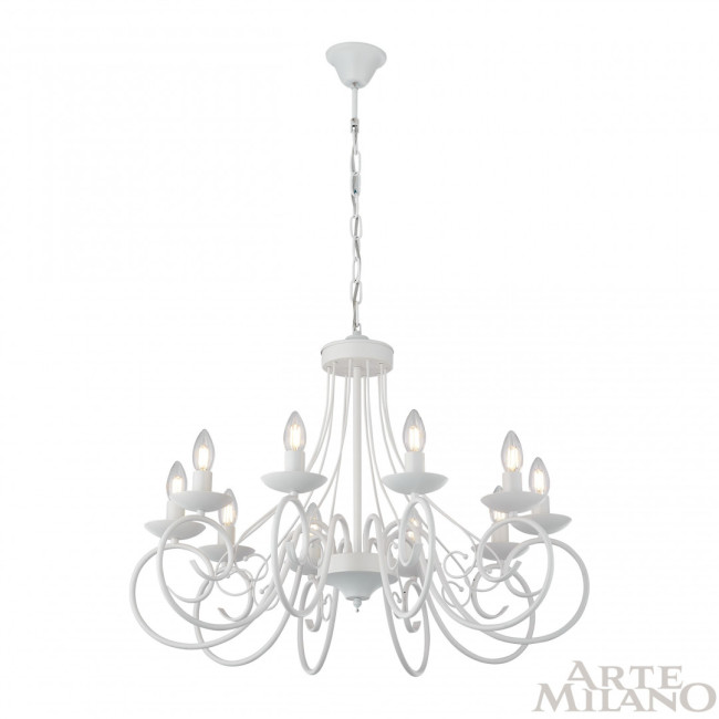 Подвесная люстра Arte Milano 349159/10 WT Подвесная люстра Arte Milano 349159/10 WT