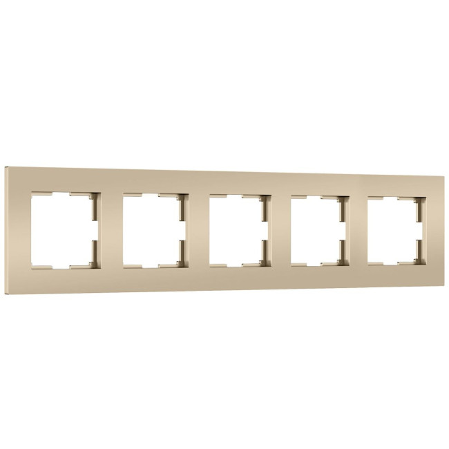 Рамка на 5 постов Werkel Slab (шампань софт) W0052911 4690389218460 a071629 Рамка на 5 постов Werkel Slab (шампань софт) W0052911 4690389218460 a071629