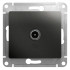Розетка TV проходная 4DB Systeme Electric Glossa Антрацит GSL000792 Розетка TV проходная 4DB Systeme Electric Glossa Антрацит GSL000792