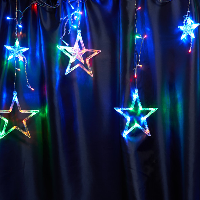 Светодиодная гирлянда бахрома Звезды Feron CL29 48615 Светодиодная гирлянда бахрома Звезды Feron CL29 48615