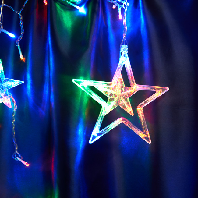 Светодиодная гирлянда бахрома Звезды Feron CL29 48615 Светодиодная гирлянда бахрома Звезды Feron CL29 48615
