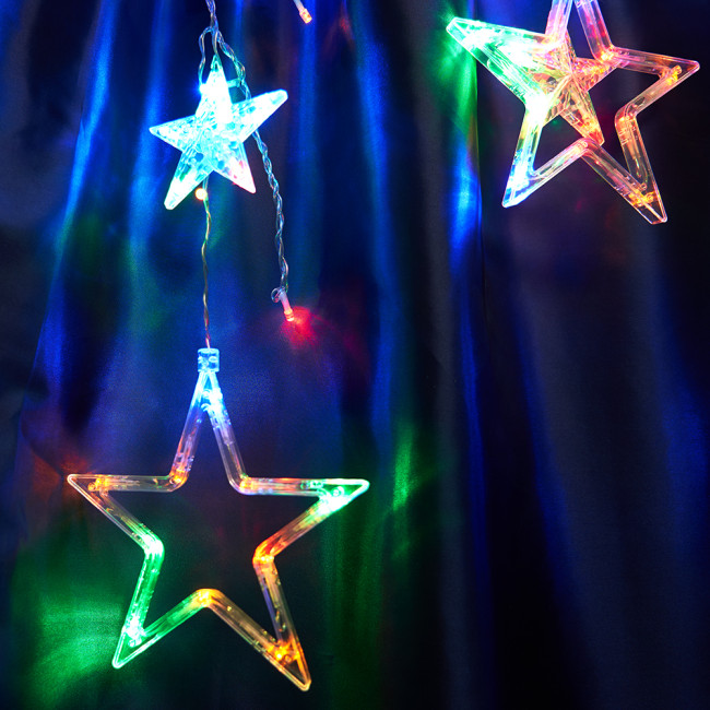 Светодиодная гирлянда бахрома Звезды Feron CL29 48615 Светодиодная гирлянда бахрома Звезды Feron CL29 48615