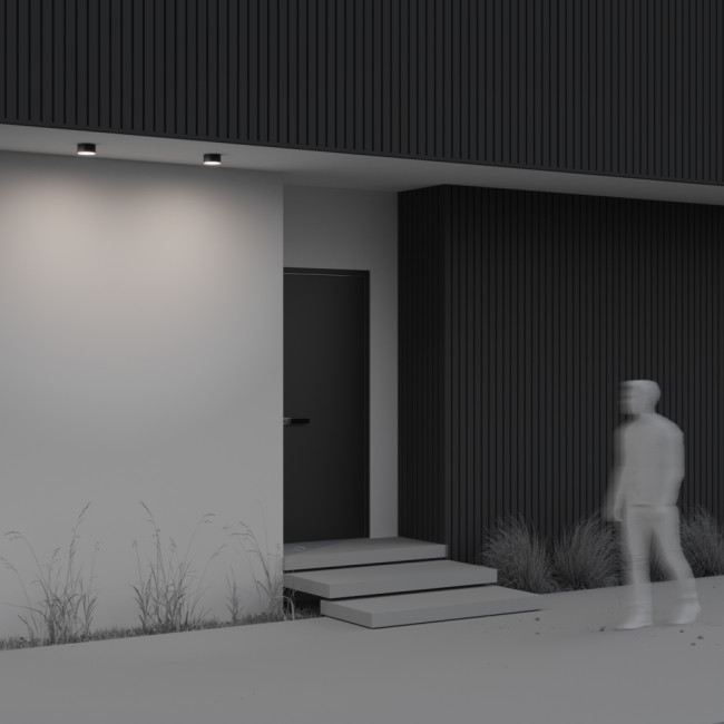 Уличный потолочный светильник Maytoni Zon IP O430CL-L15B4K