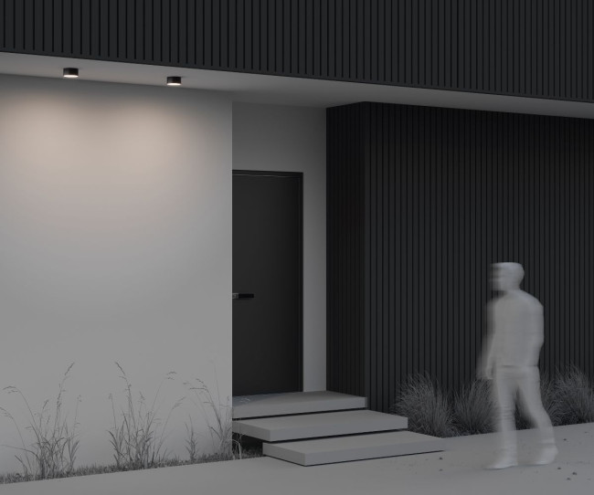 Уличный потолочный светильник Maytoni Zon IP O430CL-L15B4K