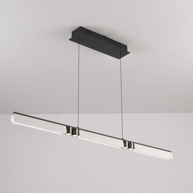 Подвесной светильник iLedex Vision 9309D-1200-2 WH+BK Подвесной светильник iLedex Vision 9309D-1200-2 WH+BK