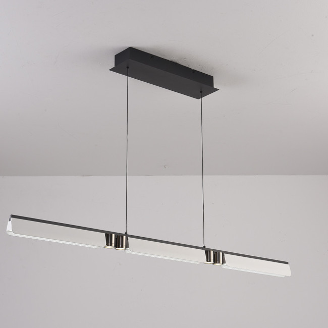 Подвесной светильник iLedex Vision 9309D-1200-2 WH+BK Подвесной светильник iLedex Vision 9309D-1200-2 WH+BK