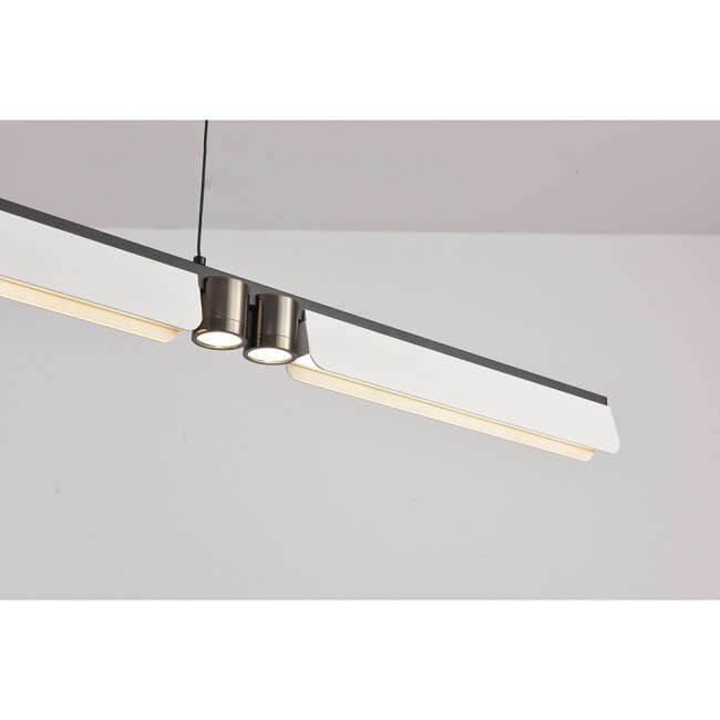 Подвесной светильник iLedex Vision 9309D-1200-2 WH+BK Подвесной светильник iLedex Vision 9309D-1200-2 WH+BK