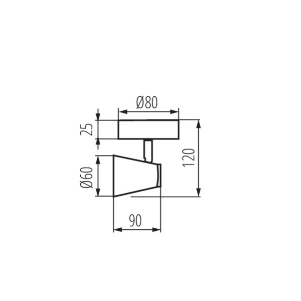 Cпот Kanlux Enali EL-1O W 28760 Cпот Kanlux Enali EL-1O W 28760