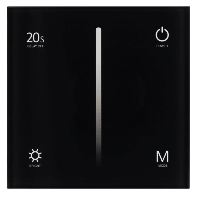 Панель Arlight Smart-P36-Dim-IN Black (230V, 1.2A, Triac, Sens, 2.4G) 028110 Панель Arlight Smart-P36-Dim-IN Black (230V, 1.2A, Triac, Sens, 2.4G) 028110