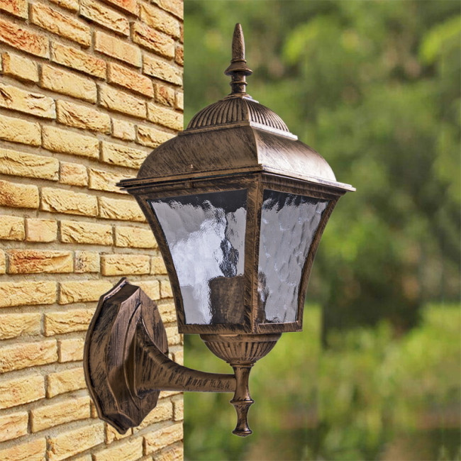 Уличный настенный светильник Reluce 08243-0.2-001W BKG Уличный настенный светильник Reluce 08243-0.2-001W BKG