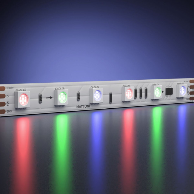 Светодиодная лента Maytoni Led Strip 24В 5050 14,4Вт/м RGB 5м IP20 201246 Светодиодная лента Maytoni Led Strip 24В 5050 14,4Вт/м RGB 5м IP20 201246