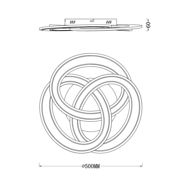 Потолочный светильник Escada Quant 10243/3LED Потолочный светильник Escada Quant 10243/3LED
