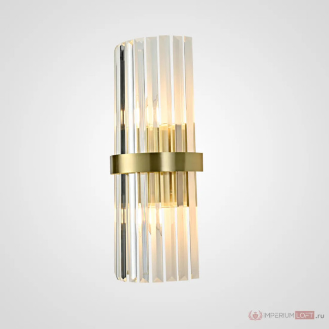 Бра ImperiumLoft Clear Glass Gold metal Wall Lamp 147727-22 Бра ImperiumLoft Clear Glass Gold metal Wall Lamp 147727-22