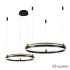 Подвесная люстра Crystal Lux FERNANDO SP123W LED BLACK/GOLD Подвесная люстра Crystal Lux FERNANDO SP123W LED BLACK/GOLD