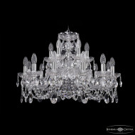 Подвесная люстра Bohemia Ivele Crystal 1402/12+6/240 Ni Подвесная люстра Bohemia Ivele Crystal 1402/12+6/240 Ni