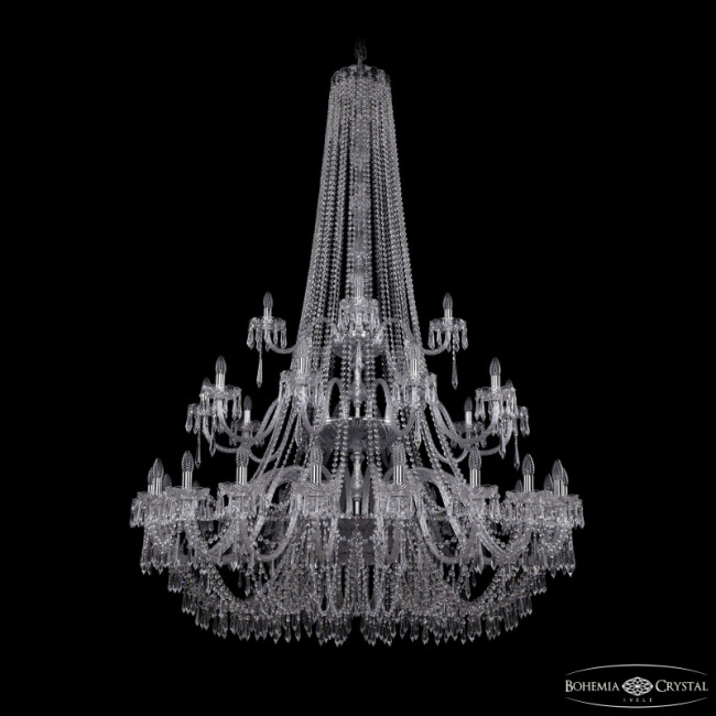 Подвесная люстра Bohemia Ivele Crystal 1403/20+10+5/530/h-203/3d Ni Подвесная люстра Bohemia Ivele Crystal 1403/20+10+5/530/h-203/3d Ni