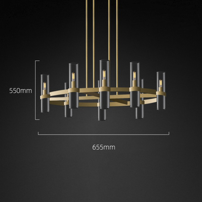 Люстра MT8888-8H antique brass Люстра MT8888-8H antique brass