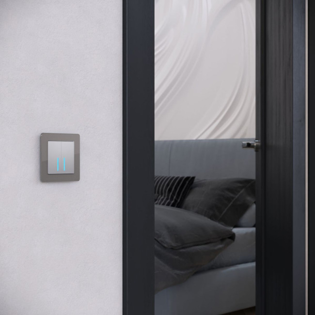 Рамка на 1 пост Werkel Acrylic графит 4690389184833 W0012704 Рамка на 1 пост Werkel Acrylic графит 4690389184833 W0012704