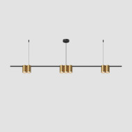 Подвесной светильник Denkirs Orbit DK4063-BK+SG