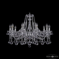 Подвесная люстра Bohemia Ivele Crystal 1413/10/300 Ni Balls
