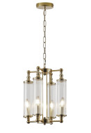 Подвесная люстра Crystal Lux TOMAS SP4 BRASS Подвесная люстра Crystal Lux TOMAS SP4 BRASS