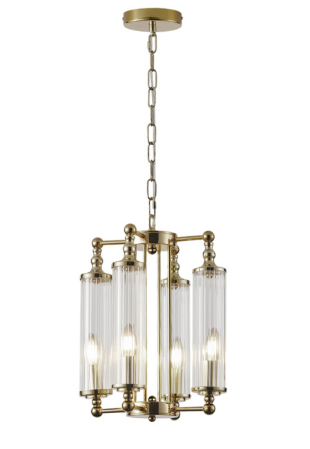 Подвесная люстра Crystal Lux TOMAS SP4 BRASS Подвесная люстра Crystal Lux TOMAS SP4 BRASS