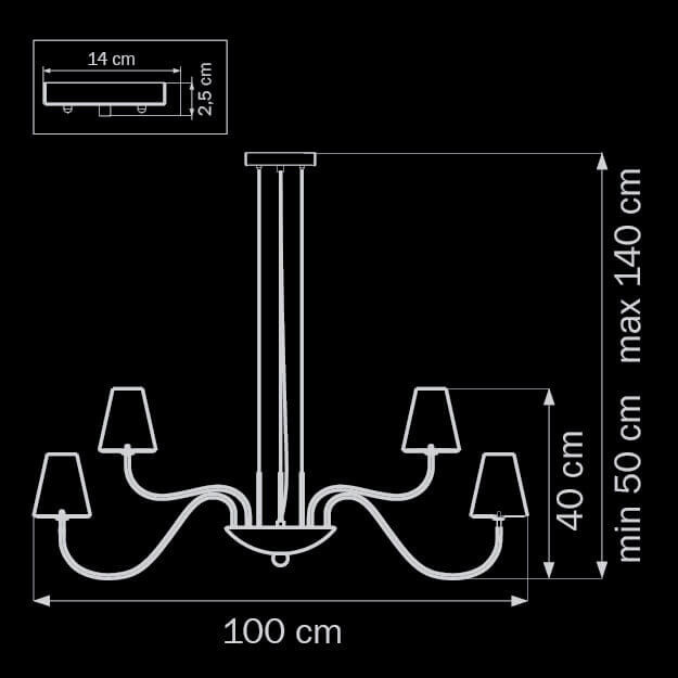 Подвесная люстра Lightstar Diafano 758164 Подвесная люстра Lightstar Diafano 758164