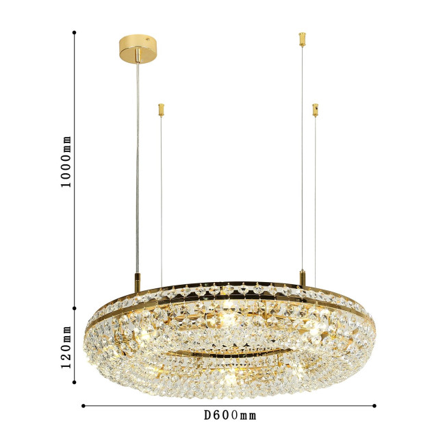 Подвесная люстра Favourite Monilibus 4015-8P Подвесная люстра Favourite Monilibus 4015-8P