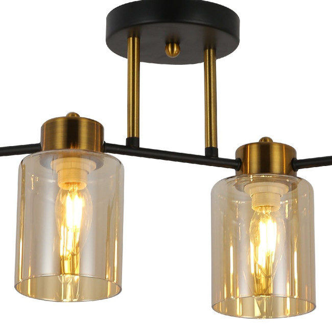 Потолочная люстра Illumico IL6111-4COU-79 BK GD Qui Потолочная люстра Illumico IL6111-4COU-79 BK GD Qui