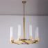 Люстра на штанге DeLight Collection MD2314-8A antique brass Люстра на штанге DeLight Collection MD2314-8A antique brass