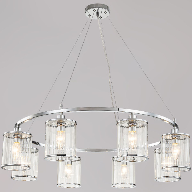 Подвесная люстра Illumico IL1182-8P-79 CR Подвесная люстра Illumico IL1182-8P-79 CR