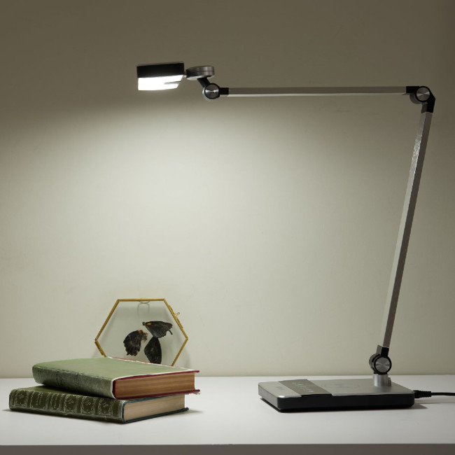 Настольная лампа Uniel ULM-D110 15W/3000-6500K/DIM SILVER UL-00011289