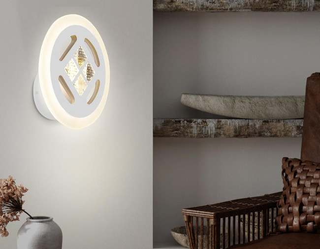 Настенный светодиодный светильник Ambrella Light Acrylica Ice FA2955 Настенный светодиодный светильник Ambrella Light Acrylica Ice FA2955