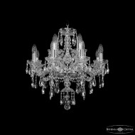 Подвесная люстра Bohemia Ivele Crystal 1415/8+4/200 Ni Подвесная люстра Bohemia Ivele Crystal 1415/8+4/200 Ni