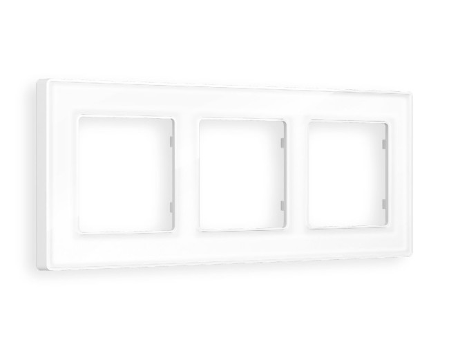 Рамка трехместная Ambrella Volt Arctic AF580103 Рамка трехместная Ambrella Volt Arctic AF580103