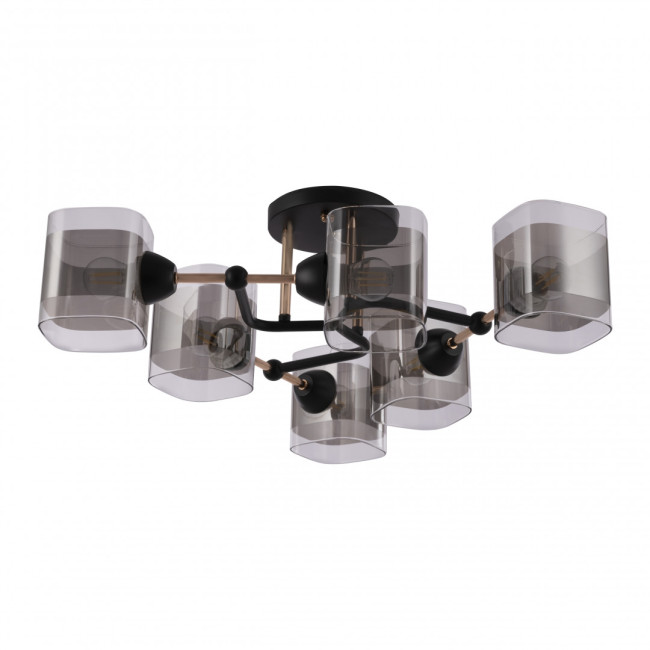 Потолочная люстра Arte Milano Amalfi 324308/6 BK+FG Потолочная люстра Arte Milano Amalfi 324308/6 BK+FG
