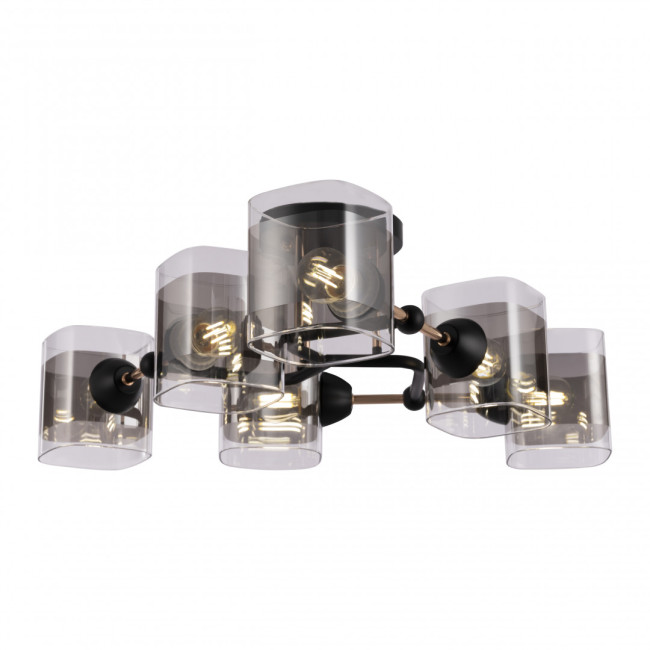 Потолочная люстра Arte Milano Amalfi 324308/6 BK+FG Потолочная люстра Arte Milano Amalfi 324308/6 BK+FG