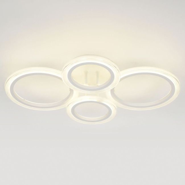 Потолочный светильник Эра Модерн Ring CLL-1-59W 3K-6,5K RC WH