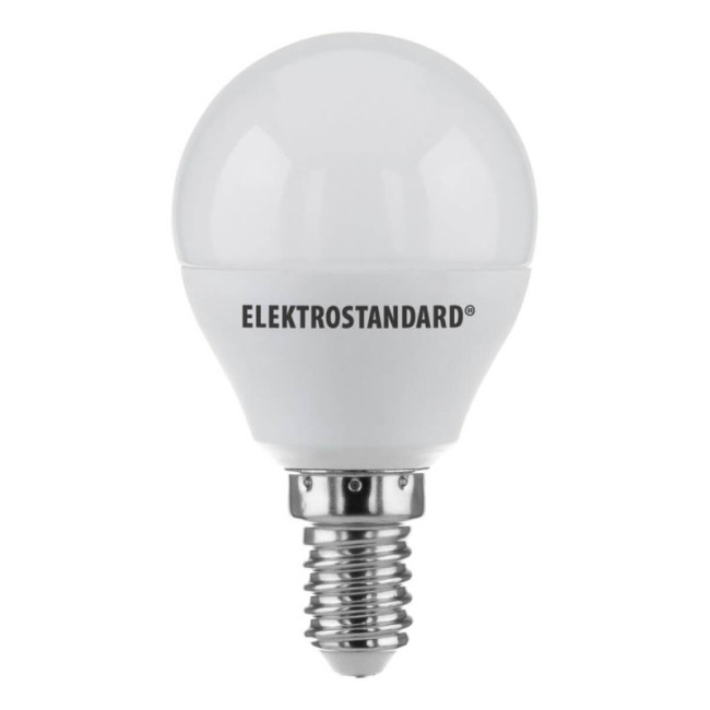 Лампа светодиодная Elektrostandard E14 7W 6500K шар матовый 4690389041556 Лампа светодиодная Elektrostandard E14 7W 6500K шар матовый 4690389041556