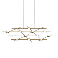 Подвесная люстра DeLight Collection Molecular MD18001067-14A black/gold