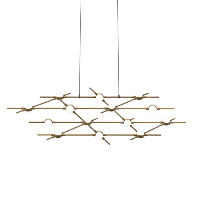 Подвесная люстра DeLight Collection Molecular MD18001067-14A black/gold Подвесная люстра DeLight Collection Molecular MD18001067-14A black/gold