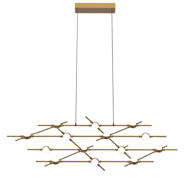 Подвесная люстра DeLight Collection Molecular MD18001067-14A black/gold Подвесная люстра DeLight Collection Molecular MD18001067-14A black/gold