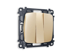 Комплект механизма 3-кл выключателя Ambrella Volt Omega MO605010