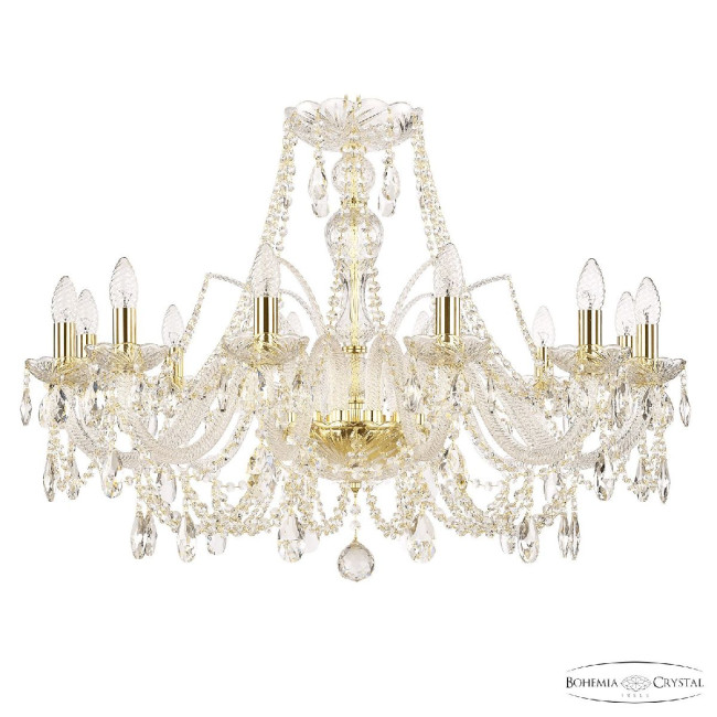 Подвесная люстра Bohemia Ivele Crystal 105/12/300 G Подвесная люстра Bohemia Ivele Crystal 105/12/300 G